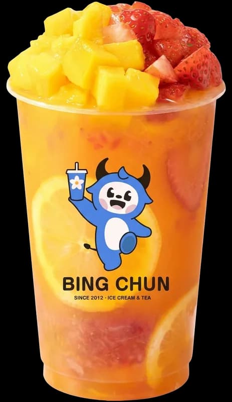 Strawberry Mango Lemon Tea — fruit tea from Bing Chun Sri Lanka